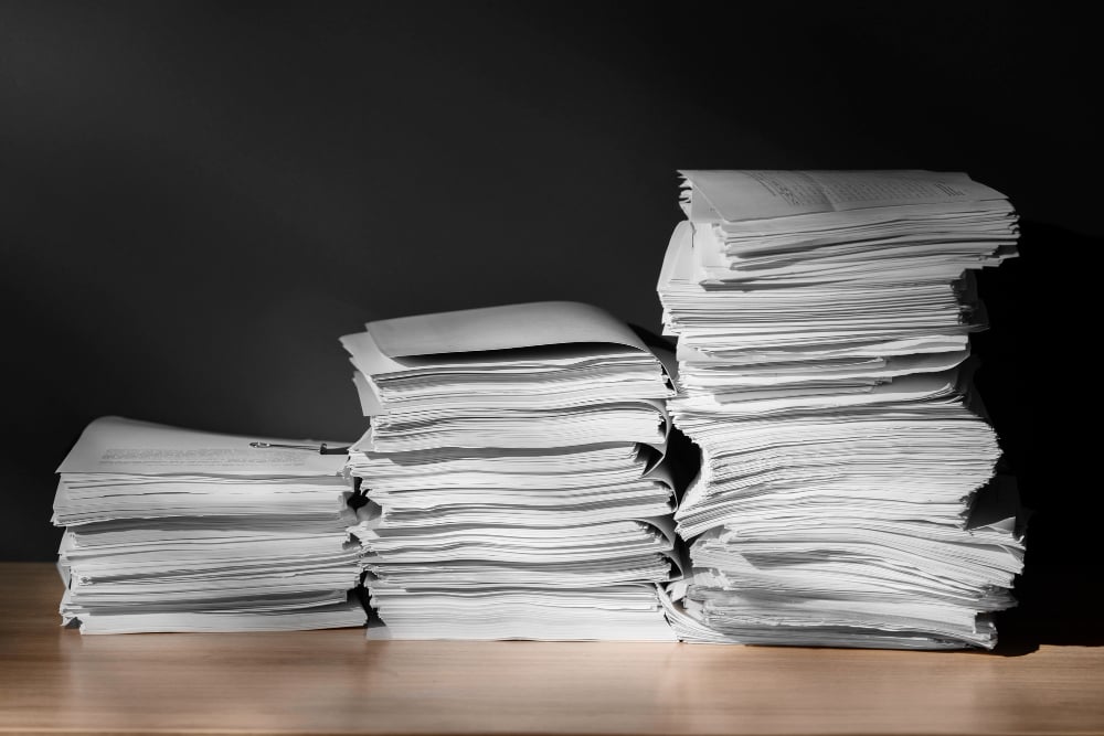 a pile of letters stack-of-letters